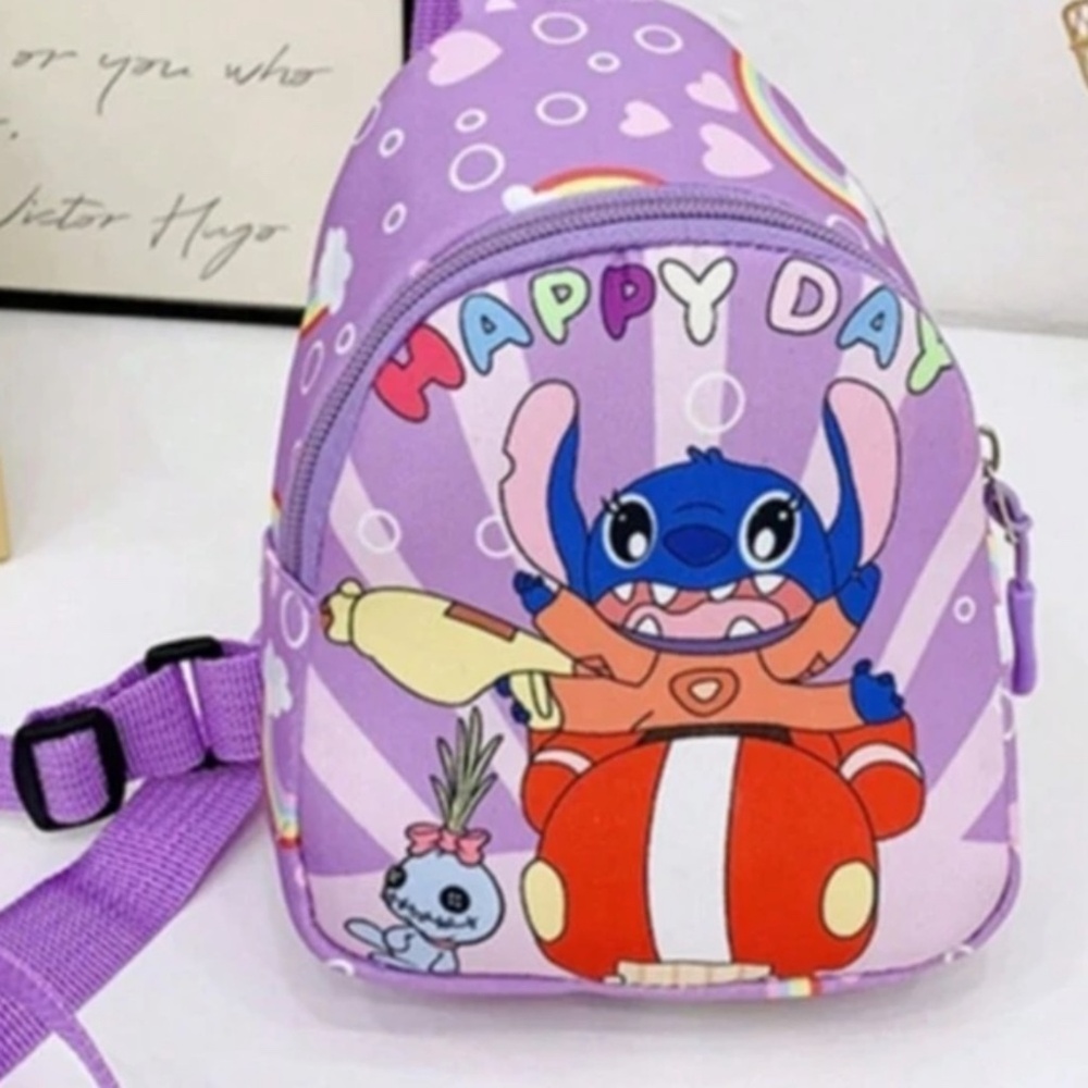 Mini lilo and stitch “stitch” backpack  adorable blue kids Stitch from lilo and - Picture 2 of 2